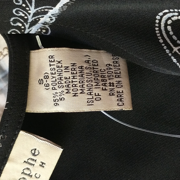 Apostrophe Black Blouse Size 6-8 - Picture 5 of 5